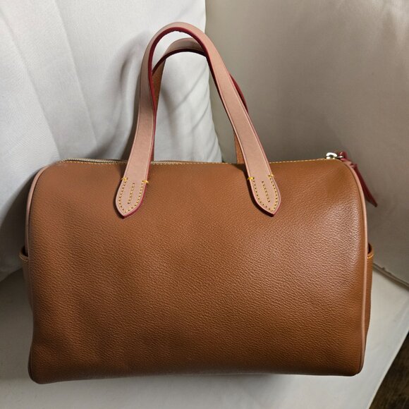 Dooney & Bourke Saddle Pebble Satchel – Chic Everyday Classic - Picture 5 of 9